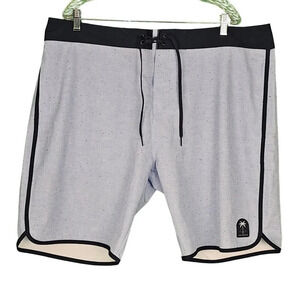 NWOT Travis Mathew Mens Blue Yucatan Swim Shorts Trunks‎ 42